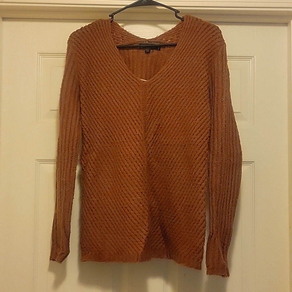 Women's Magenta Love Tree Sweater